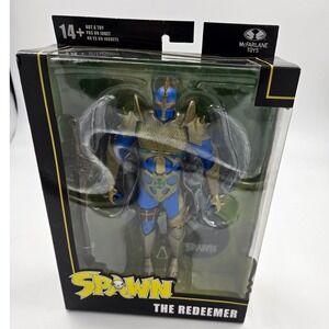 McFarlane Toys Spawn The Redeemer 7 Inch Action Figure Blue Gold Armor New
